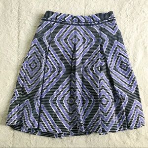 Tory Burch Ikat Pleated Skirt